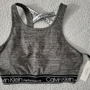 Calvin Klein Performance Gray Sports Bra